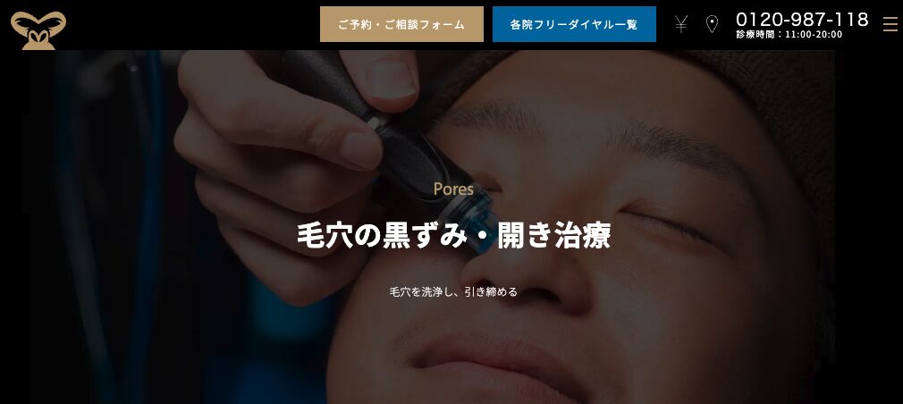 ゴリラクリニック_毛穴