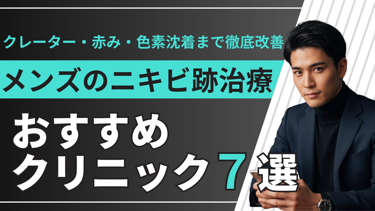 メンズのニキビ跡治療おすすめクリニック
